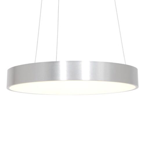 Sienna Ring Sled Plafonnier Suspension Cylindrique Geborsteld Argent