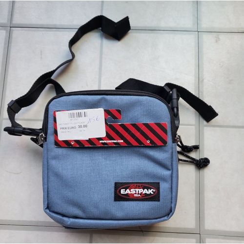 Eastpak Flightcase  Pochette bandoulière pour rangement 24 CDs coloris bleu & noir