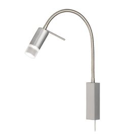 Applique Led River, Bras Flex, Abat-Jour De Verre