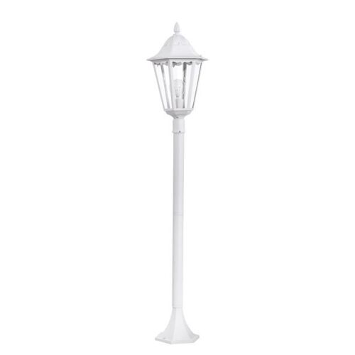 Eglo Navedo - Lampadaire Extérieur 1 Lumière Blanc Ip44, E27