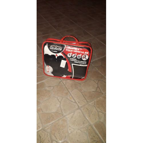 Housse De Siège Tissu Noir Taille Universelle