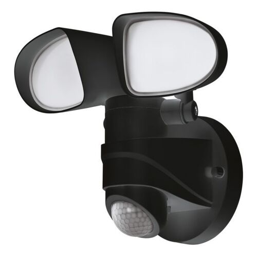 Eglo Pagino - Applique Murale D'extérieur À Led Avec Détecteur De Mouvement Pir Noir Ip44