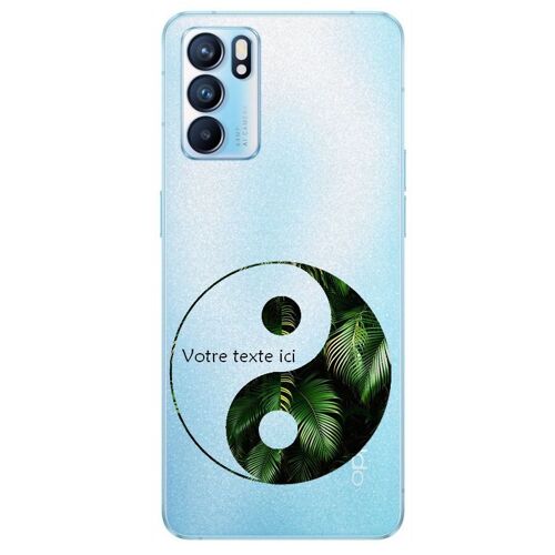 Coque Reno 6 Yin Yang Jungle Personnalisee