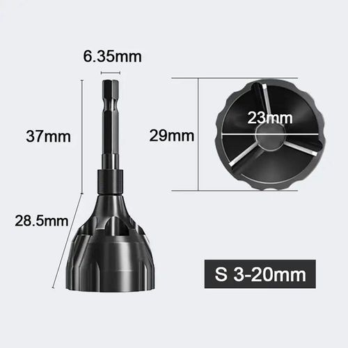 Machine d'ébavurage de chanfreinage externe,outil de proposition de coupe de vis et de boulons,filetage de chanfreinage de cercle extérieur - Type Small 3-20mm #A