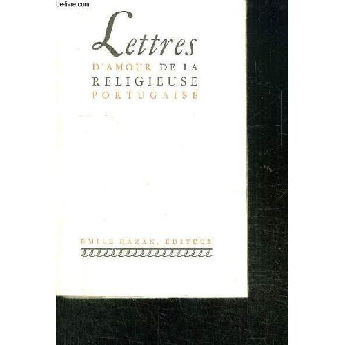 Lettres D Amour De La Religieuse Portugaise