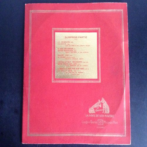 "Enfin Des Vrais Disques De Danse" "Surprise Partie Étiquette Spirale"