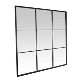 Jules - Miroir fenêtre style industriel 100x100 - Taille unique