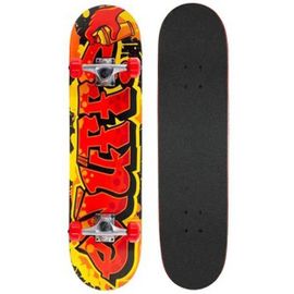 Skateboard Enuff Graffiti Jaune/Rouge - 29'' (73.7cm) - 100% Érable - Abec-7 - 54mm