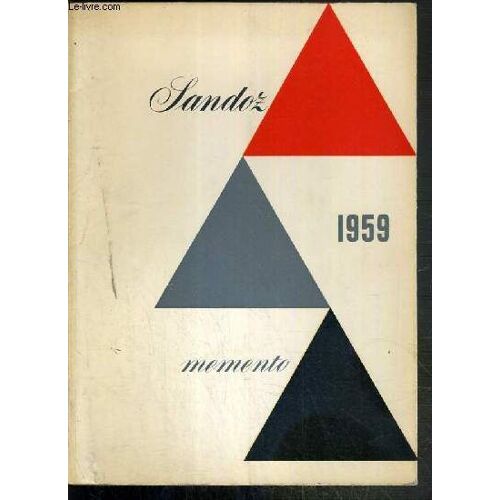 Memento Sandoz 1959 - Nouvelle Forme - Calcium-Sandoz + Vitamine C - Granules Effervescents.