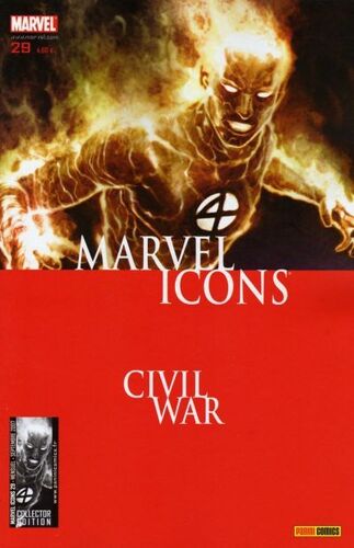 " Crimes De Guerre " ( Civil War ) : Marvel Icons N° 29 ( Septembre 2007 ) - Collector Edition
