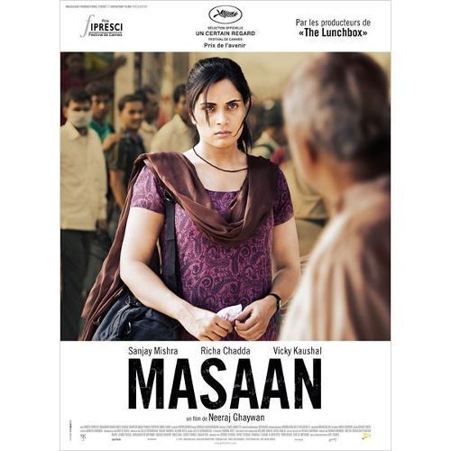 Masaan - Neeraj Ghaywan - Sanjay Mishra - Richa Chadda - Affiche De Cinéma Pliée 60x40 Cm