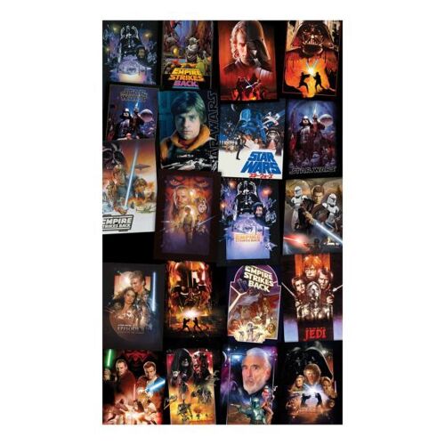 Poster géant intissé images cultes Star Wars en vignette - Enfants