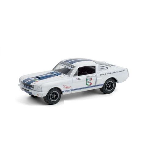 Ford Mustang Fastback #397 *La Carrera Panamericana Series 3, Blanc 1965 1/64 Greenlight