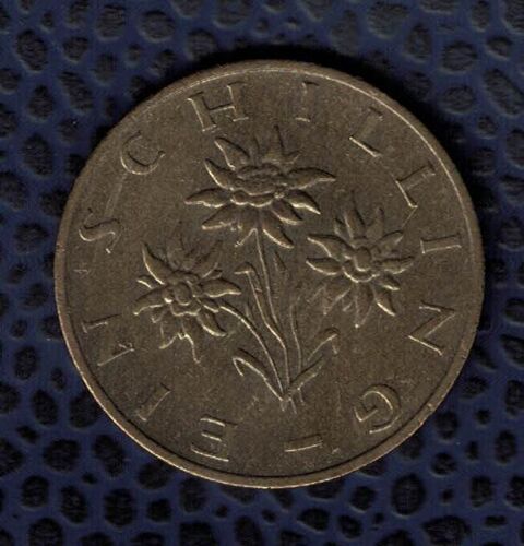 Autriche 1985 Pièce De Monnaie Coin 1 Schilling Fleurs