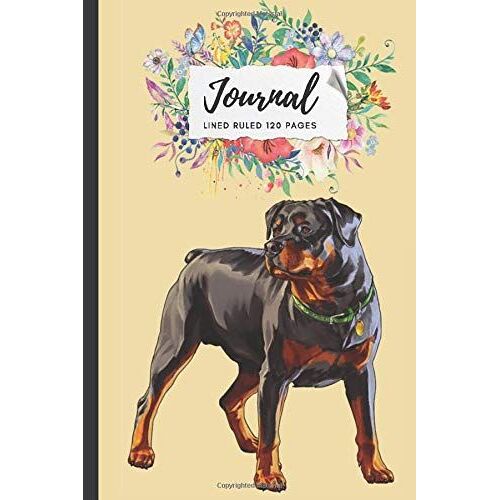 Journal: Blank Lined Ruled Journal / Notebook ; Birthday Gift For Dogs Lovers ; Amazing Gift For Girls, Boys, Women And Men 6"X9"In.120 Pages With Soft Cover