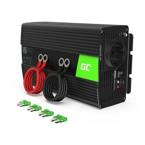 Green Cell 1000W/2000W Modifiée Sinus Convertisseur de Tension DC 24V AC 230V Power Inverter sinusoïdale, Onduleur Transformateur