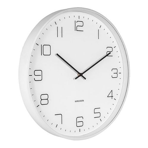 Horloge en métal mat Lofty