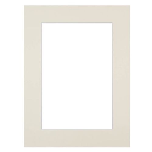 Passe-partout blanc cassé 50x70 cm ouverture 40x60 cm