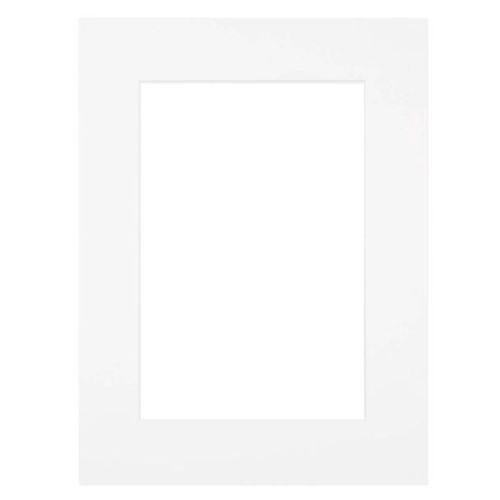 Passe-partout blanc 30x40 cm ouverture 24x30 cm