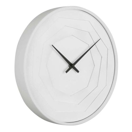 Horloge ronde en bois Origami 30 cm