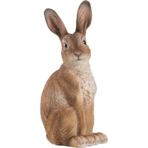 Lièvre Assis En Résine