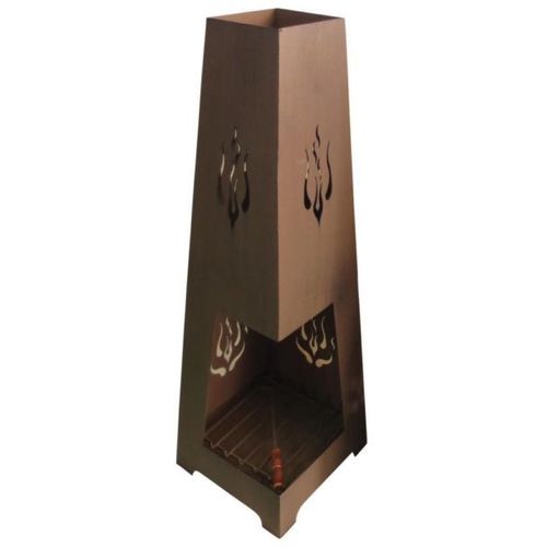 Poêle De Jardin En Métal Rouillé