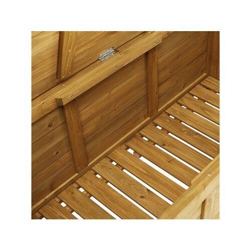 Coffre De Jardin "Gana" En Bois - 125 X 60 X 54 Cm - Marron