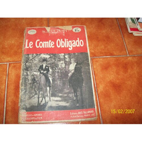 Comte Obligado Roman Illustre De Nombreuses Photos Du Film
