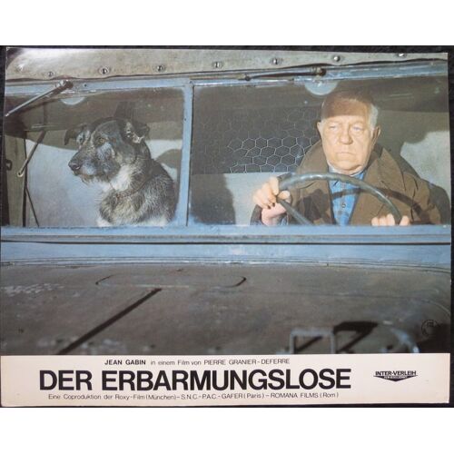 Jean Gabin - La Horse - Pierre Granier Deferre - Film 1970 - 1 Petite Affiche 24x30 Cm * 1 Photo Originale D'exploitation Allemande Cinéma  - Lobby Card * Eleonore Hirt ; Christian Barbier * 