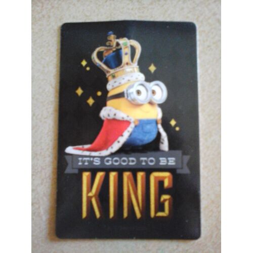 Carte Les Minions-La Méchante Collection Carrefour 2015.