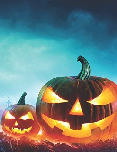 Halloween Pumpkin Sketchbook: Large Notebook For Drawing, Writing, Painting, Sketching Or Doodling. 150 Blank Pages With Rounded Borders. 8.5 X 11 Inches (21.59 X 27.94 Cm)