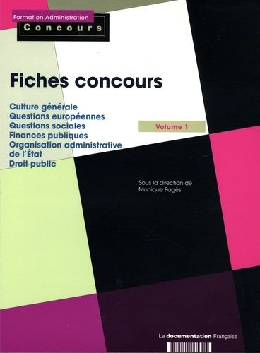 Fiches Concours Catégories A Et B - Volume 1