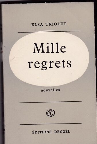 Mille Regrets   Nouvelles