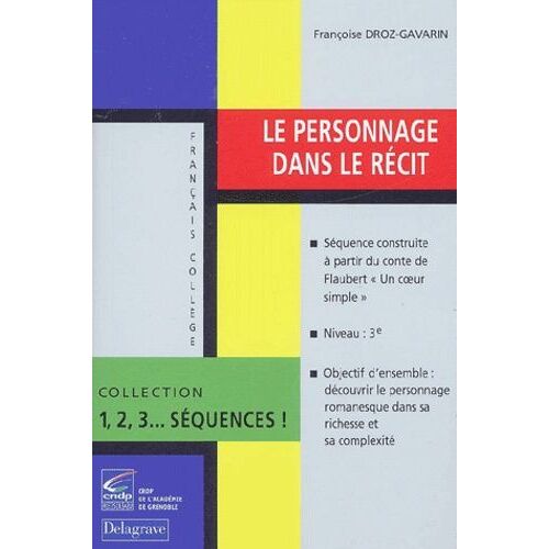 Le Personnage Dans Le Recit