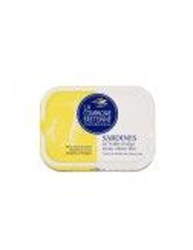 Sardines Entières À L'huile D'olive Et Au Citron Bio, 115gr*