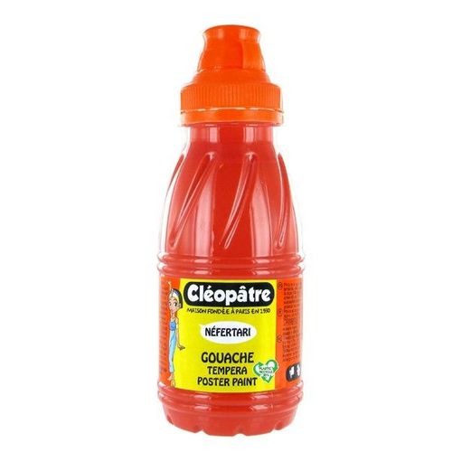 Peinture Gouache Néfertari - Rouge Vermillon - 250 Ml - Cléopâtre