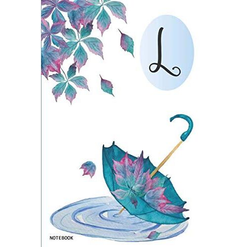 L: Watercolor Personal Initial L Journal | Monogrammed Notebook, Diary, Or Poetry Book (Beautiful Watercolor Personal Initial Monogram Journal)