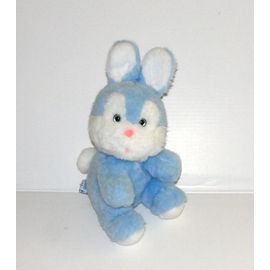 Lapin Bleu Blanc Nounours Peluche Lapin 27 Cm