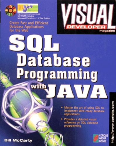 Sql Database Programming With Java - Cd-Rom Included, Edition En Anglais