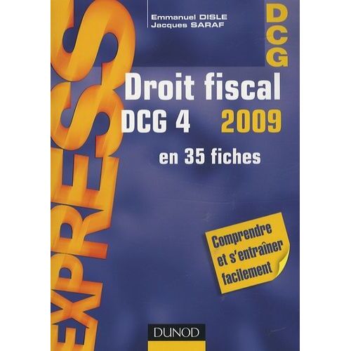 Droit Fiscal Dcg 4 2009