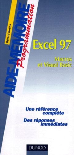 Excel 97 - Macros Et Visual Basic