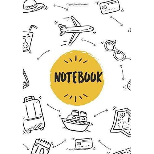 Nootbook: Notebook Summer, Pages 120, Size 7x10 Inshes