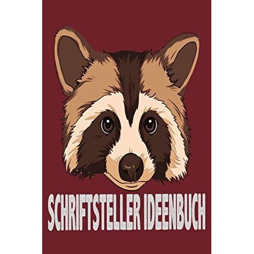 Schriftsteller Ideenbuch: Planungs- Und Notizbuch Zum Ausfuellen | Autor | Checklisten Auch Fuer Einsteiger | Arbeitsbuch | Autorenplaner | Waschbaer Tier Trashpanda
