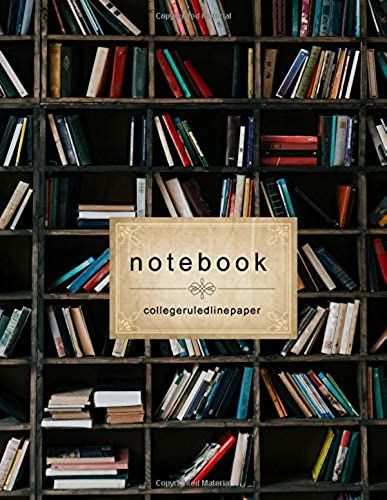 Notebook College Ruled Line Paper: College Ruled Composition Notebook For Writing|Dream Journal,School Writing Notebook, Vintage Cover