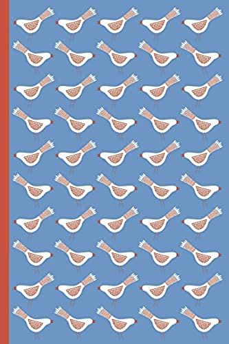 Notes: A Blank Isometric Graph Paper Notebook With White Scandinavian Birds Design