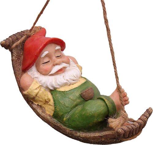 Série De Décorations D'extérieur De Jardin Gnome Suspendues (18 Cm), Utilisées Pour Décorer Des Arbres, Des Sacs De Couchage, Des Statues D'extérieur Et Des Décorations D'été, Cadeaux Pour Enfants De