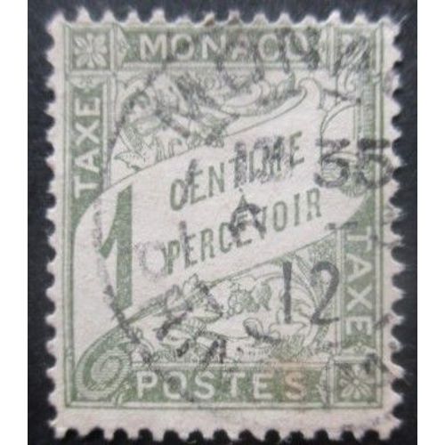 Monaco Taxe N°1 Oblitéré