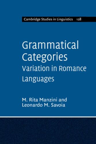 Grammatical Categories
