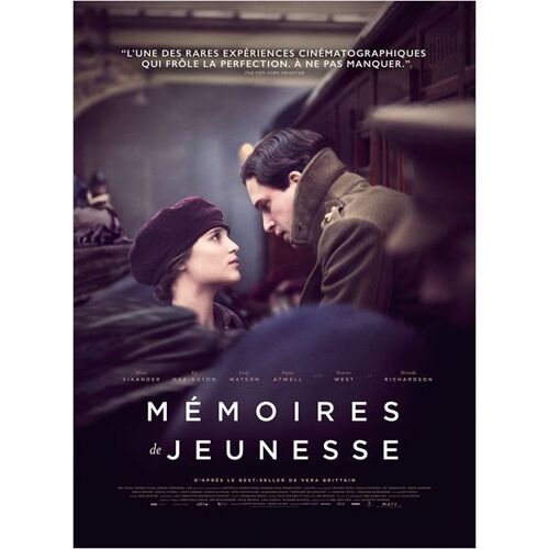 Mémoires De Jeunesse /Testament Of Youth -Véritable Affiche De Cinéma Pliée - Format 120x160 Cm - De James Kent Avec Alicia Vikander, Kit Harington, Taron Egerton, Colin Morgan, Dominic West -2015