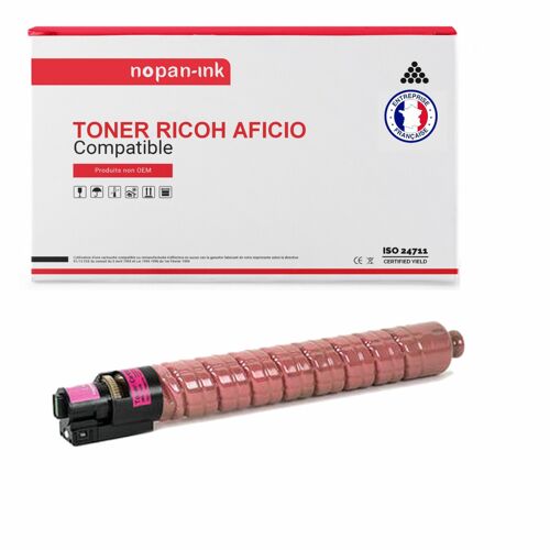 1 Toner pour RICOH AFICIO 841819 841815 Magenta 18000 Pages avec Lanier MP C 3003 C 3004 ex NRG MP C 3003 SP Rico Aficio MP C 3003 sp 3003 zsp 3004 3004 SP 3004 Series 3503 sp 3504 3504 SP 3004 3004 S